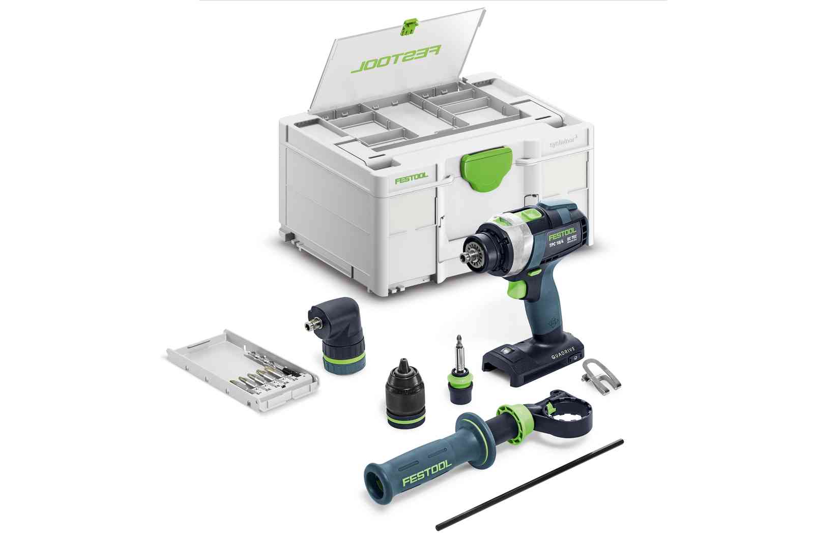 Festool Akku-Schlagbohrschrauber TPC 18/4 I-Basic-Set QUADRIVE