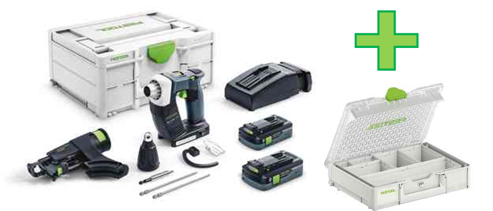 Festool DWC 18-4500 HPC 4,0 I-Plus Organizer Edition