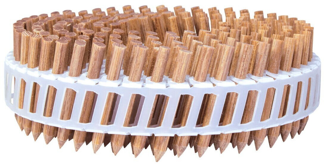 LignoLoc® Holznägel 3,7x50mm glatt ungeharzt Holznagel im Plastikband (3.060 Stück)