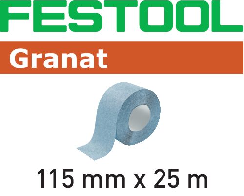 Festool Schleifrolle 115x25m P100 GR Granat