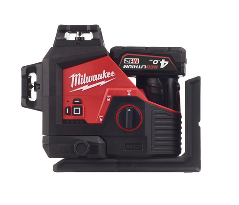 Milwaukee M123PL-401C Kreuzlinienlaser 3 x 360° 4933478102