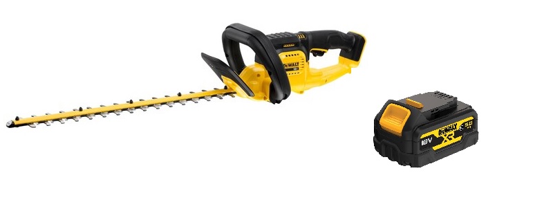 DeWalt 18 Volt Akku-Heckenschere DCMHT563N inkl. 5 Ah Akku