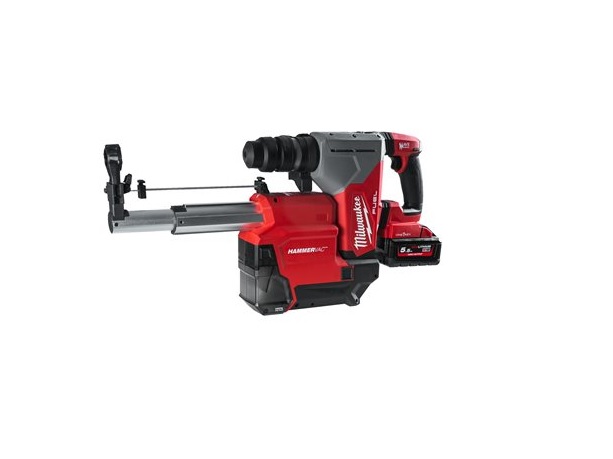 Milwaukee M18ONEFHPXDEL-552C Akku-Kombihammer + Staubabsaugung