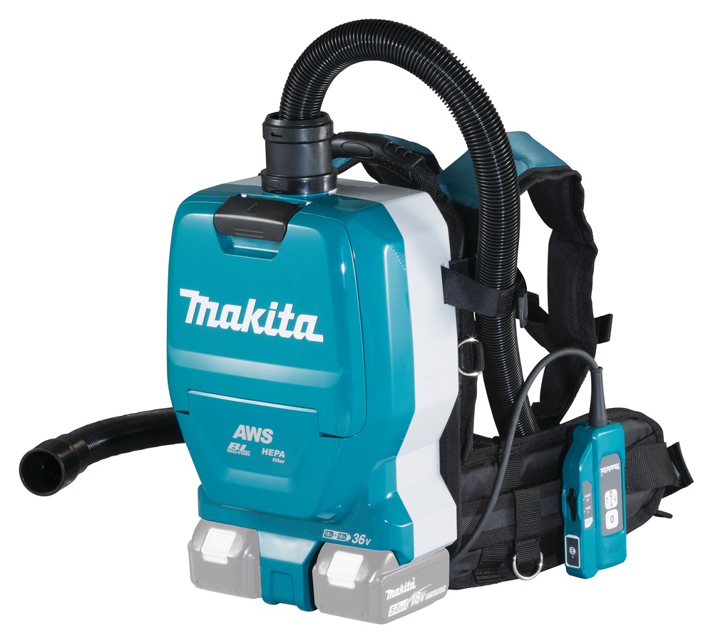 Makita DVC265ZXU Akku-Rucksackstaubsauger ohne Akku und ohne Ladegerät