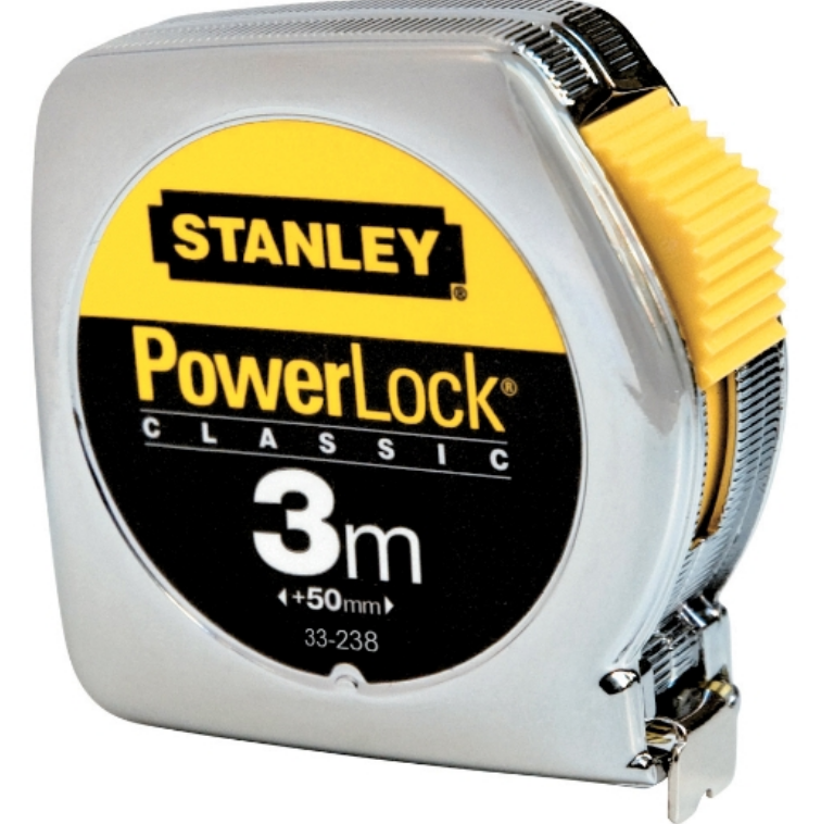 Dewalt Bandmass Stanley Powerlock 3m 