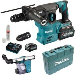 Makita Akku-Kombihammer 40V max. HR009GM202 mit Schnellwechselfutter