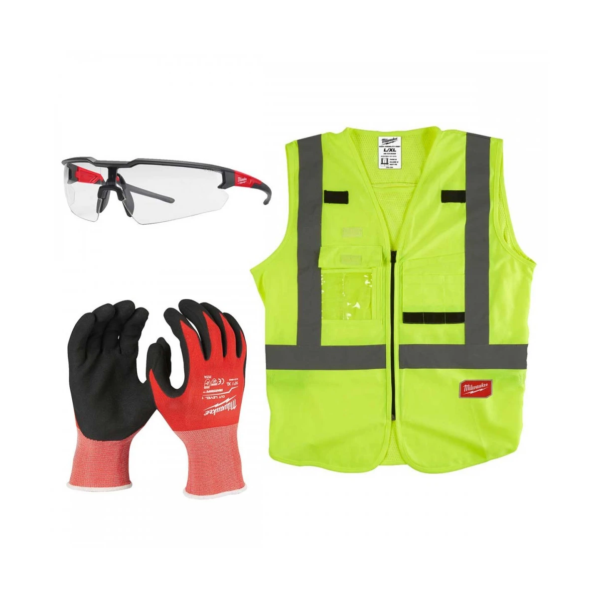 Milwaukee PSA 3-tlg. Starter-Set Hi-Vis