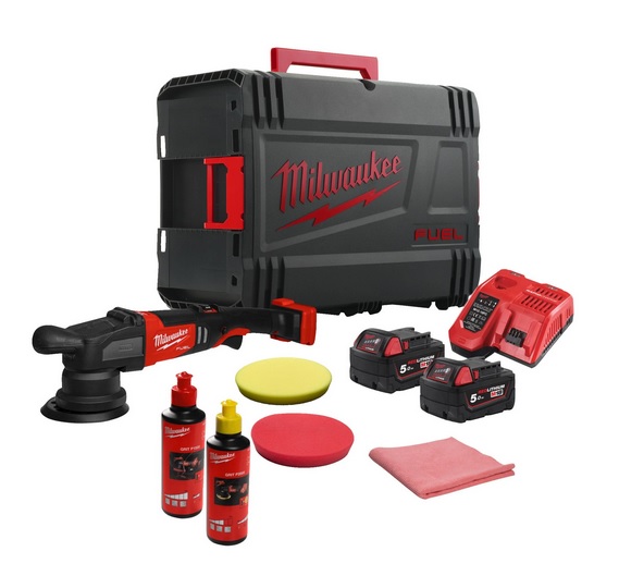 Milwaukee FUEL™ Akku-Exzenter Polierer M18FROP15-502XKIT