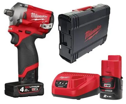 Milwaukee M12FIWF12-422X FUEL™ Akku-Schlagschrauber 1/2´´ Vierkant