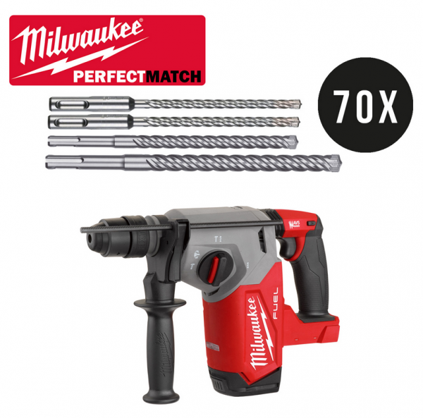 Milwaukee SDS PLUS MX4 BOHRER + BOHRHAMMER SET 71 TLG.