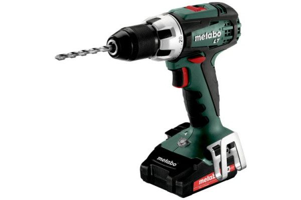 Metabo Akku-Bohrschrauber BS 18 LT Compact (602102530); metaBOX 145; 18V 2x2Ah Li-Ion + ASC 55