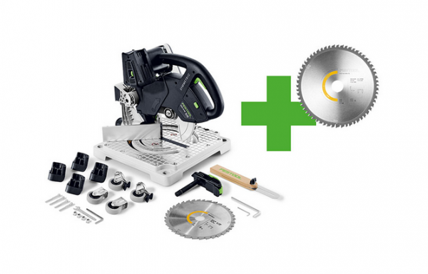 Festool Akku-Leistensäge SYMMETRIC SYMC 70 Master Edition + Kreissägeblatt